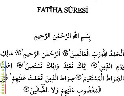 Fatiha Suresi